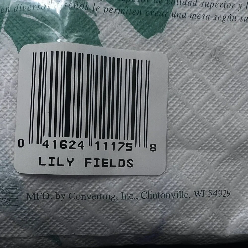 Linette 2-Ply Table Cover‎ Cloth Sz 44